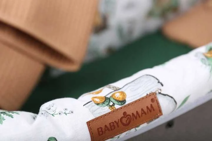 Babymam Vežimėlio lopšio komplektas, įdėklas ir čiužinio paklodė