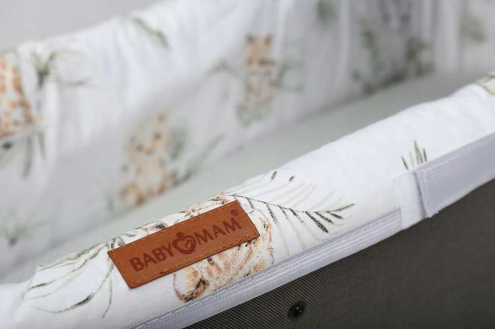 Babymam Vežimėlio lopšio komplektas, įdėklas ir čiužinio paklodė