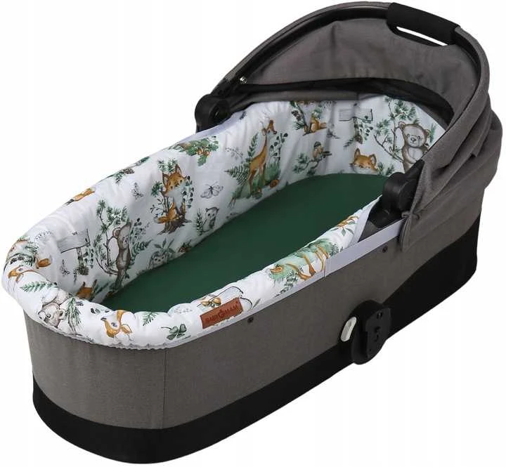 Babymam Vežimėlio lopšio komplektas, įdėklas ir čiužinio paklodė