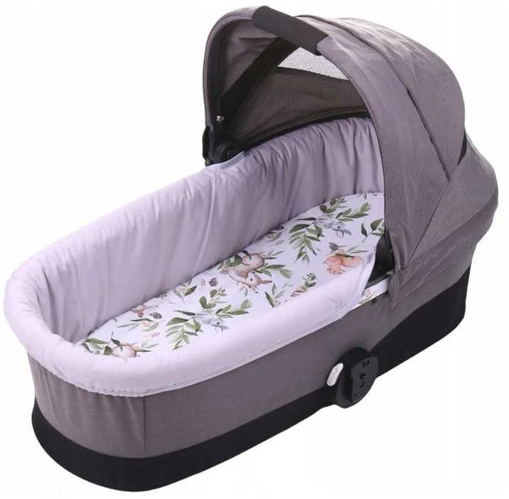 Babymam Vežimėlio lopšio komplektas, įdėklas ir čiužinio paklodė