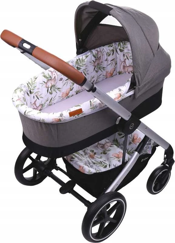 Babymam Vežimėlio lopšio komplektas, įdėklas ir čiužinio paklodė