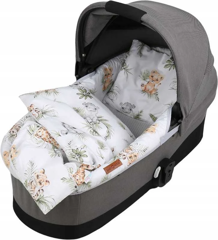 Babymam Vežimėlio lopšio komplektas, įdėklas ir čiužinio paklodė
