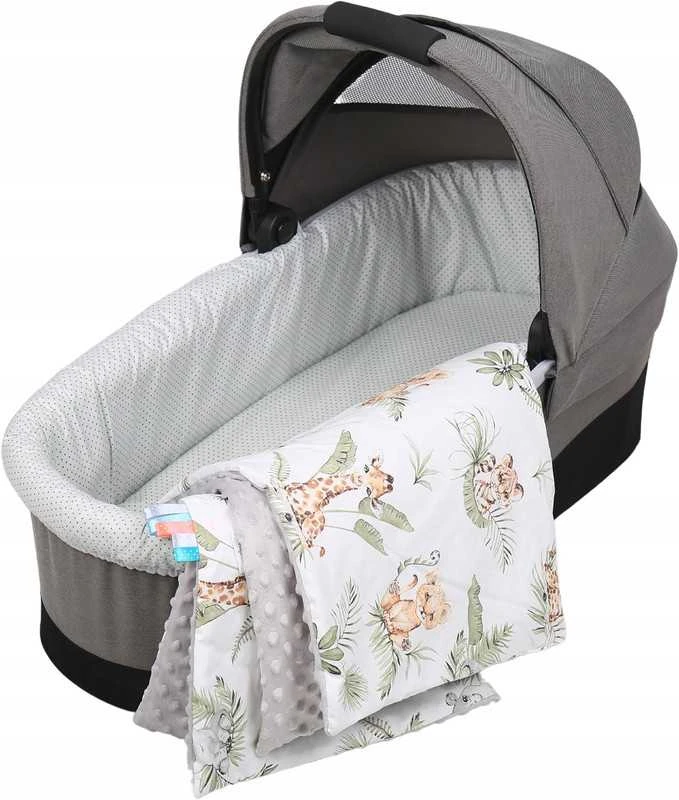 Babymam Vežimėlio lopšio komplektas, įdėklas ir čiužinio paklodė