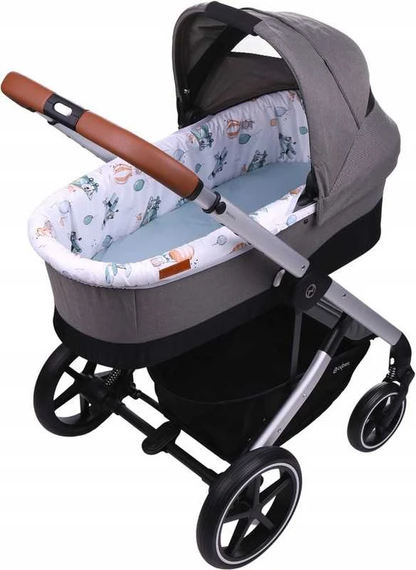 Babymam Vežimėlio lopšio komplektas, įdėklas ir čiužinio paklodė