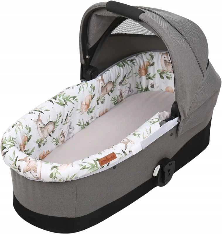 Babymam Vežimėlio lopšio komplektas, įdėklas ir čiužinio paklodė