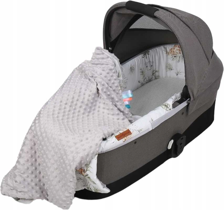 Babymam Vežimėlio lopšio komplektas, įdėklas ir čiužinio paklodė