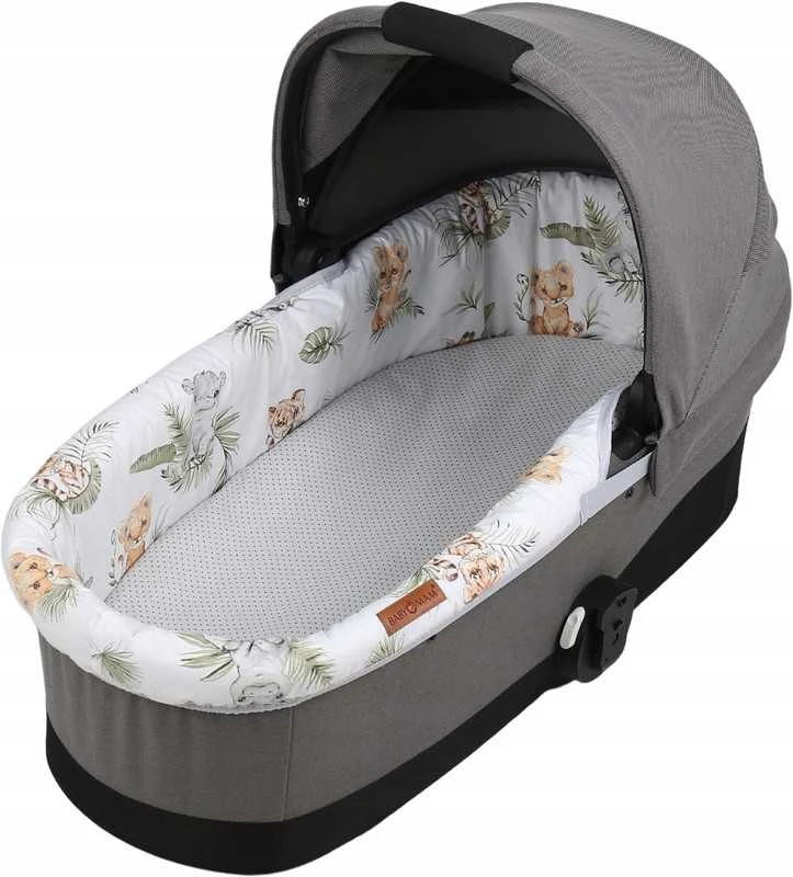 Babymam Vežimėlio lopšio komplektas, įdėklas ir čiužinio paklodė