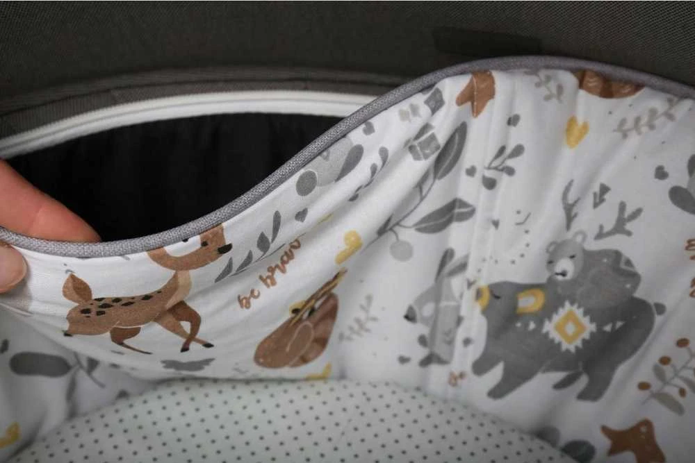 Babymam Vežimėlio lopšio komplektas, įdėklas ir čiužinio paklodė