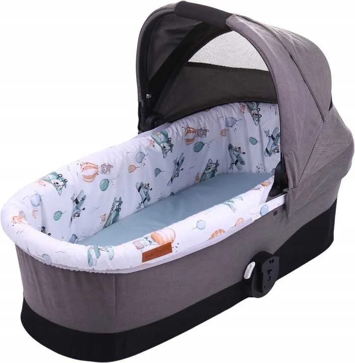 Babymam Vežimėlio lopšio komplektas, įdėklas ir čiužinio paklodė