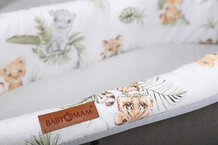 Babymam Vežimėlio lopšio komplektas, įdėklas ir čiužinio paklodė