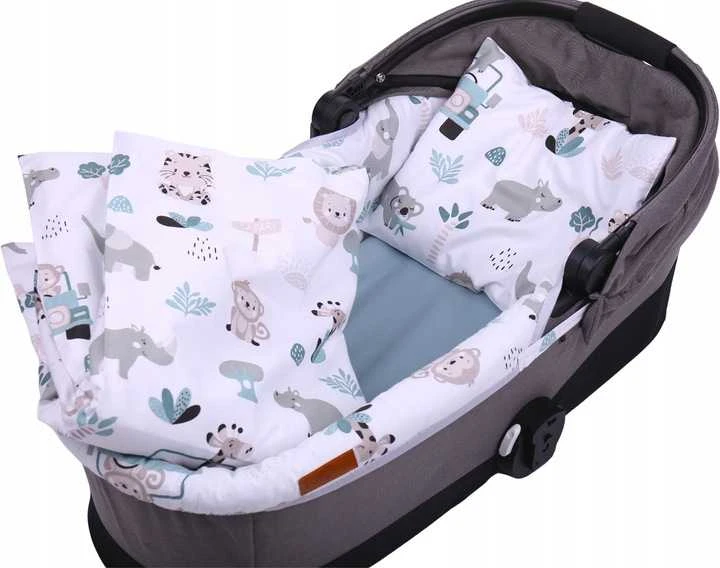 Babymam Vežimėlio lopšio komplektas, įdėklas ir čiužinio paklodė