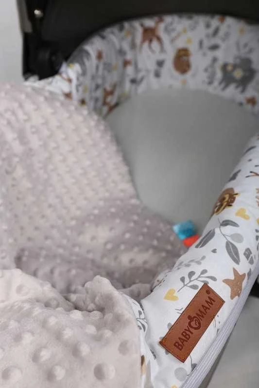 Babymam Vežimėlio lopšio komplektas, įdėklas ir čiužinio paklodė