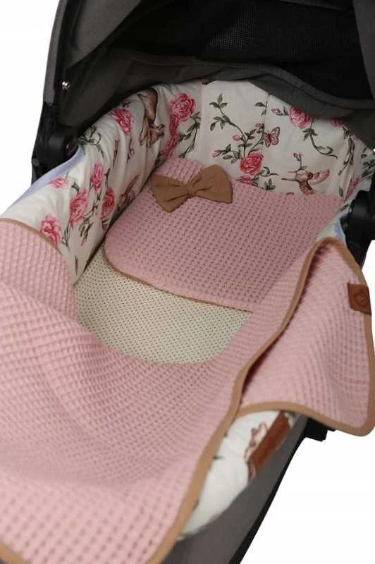 Babymam Vežimėlio lopšio komplektas, įdėklas ir čiužinio paklodė