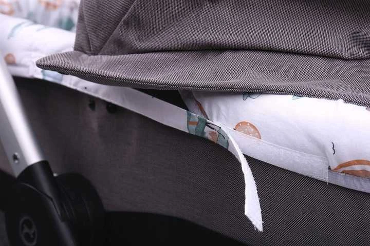 Babymam Vežimėlio lopšio komplektas, įdėklas ir čiužinio paklodė