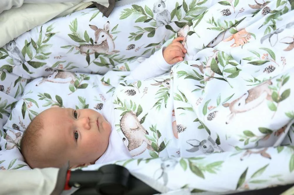 Babymam Vežimėlio lopšio komplektas, įdėklas ir čiužinio paklodė