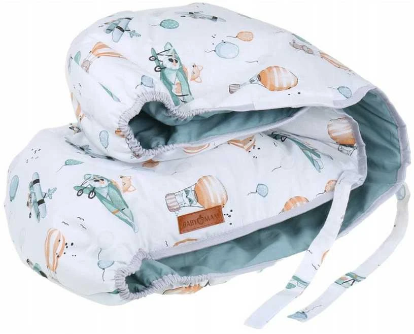 Babymam Vežimėlio lopšio komplektas, įdėklas ir čiužinio paklodė