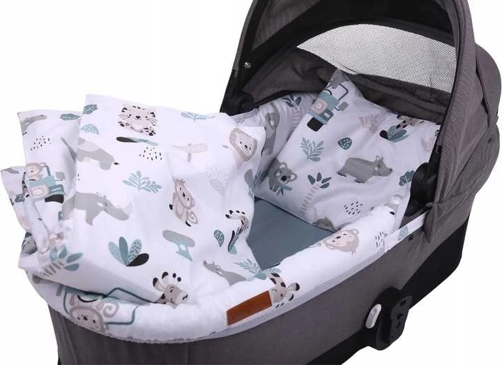 Babymam Vežimėlio lopšio komplektas, įdėklas ir čiužinio paklodė