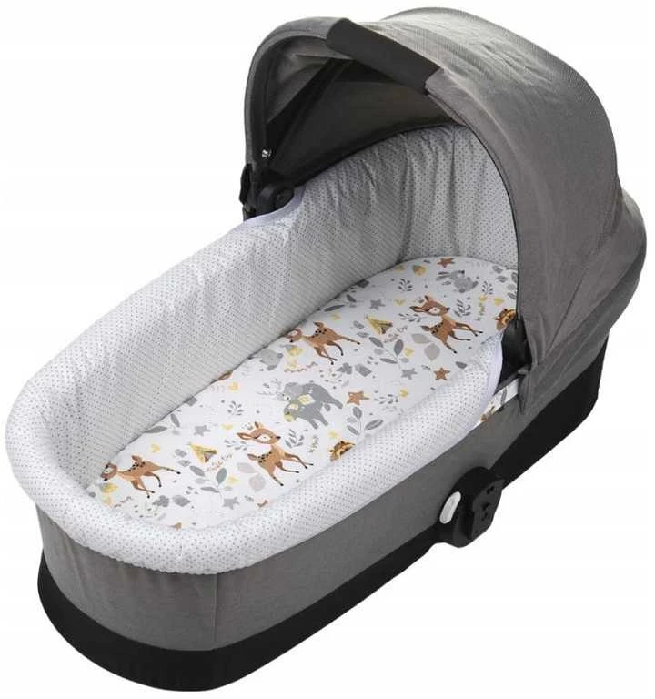 Babymam Vežimėlio lopšio komplektas, įdėklas ir čiužinio paklodė