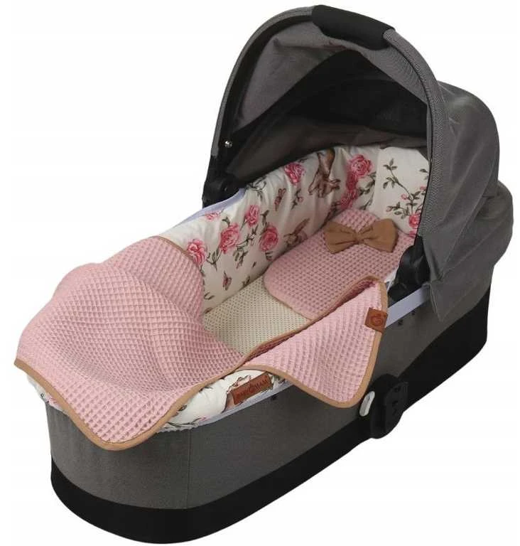 Babymam Vežimėlio lopšio komplektas, įdėklas ir čiužinio paklodė
