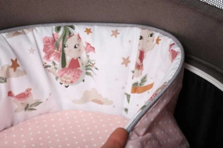 Babymam Vežimėlio lopšio komplektas, įdėklas ir čiužinio paklodė