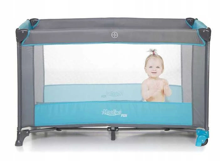 Kelioninė lovelė maniežas Moolino Fun, 125x65 cm