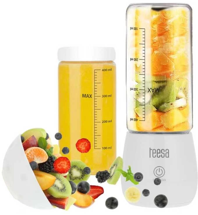Teesa Belaidis maišytuvas, stiklinis puodelis, 450 ml, 100 W, 6 peiliai