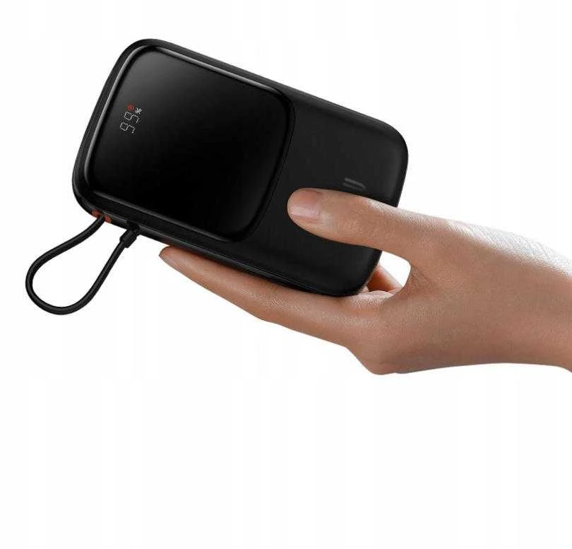 Powerbank Baseus Qpow Pro Digital Ekranas Fast Charge 10000 mAh 20 W