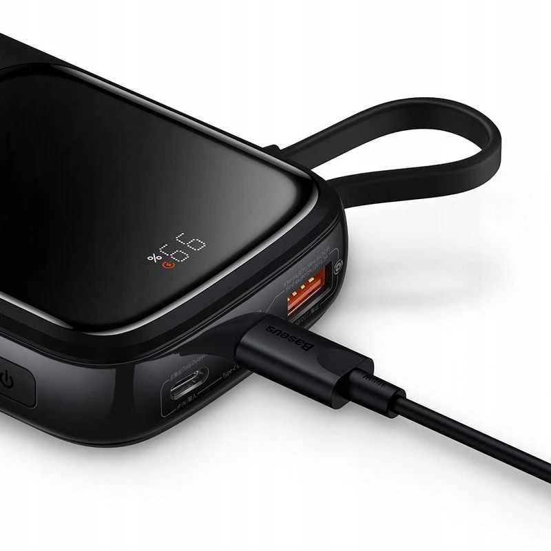 Powerbank Baseus Qpow Pro Digital Ekranas Fast Charge 10000 mAh 20 W