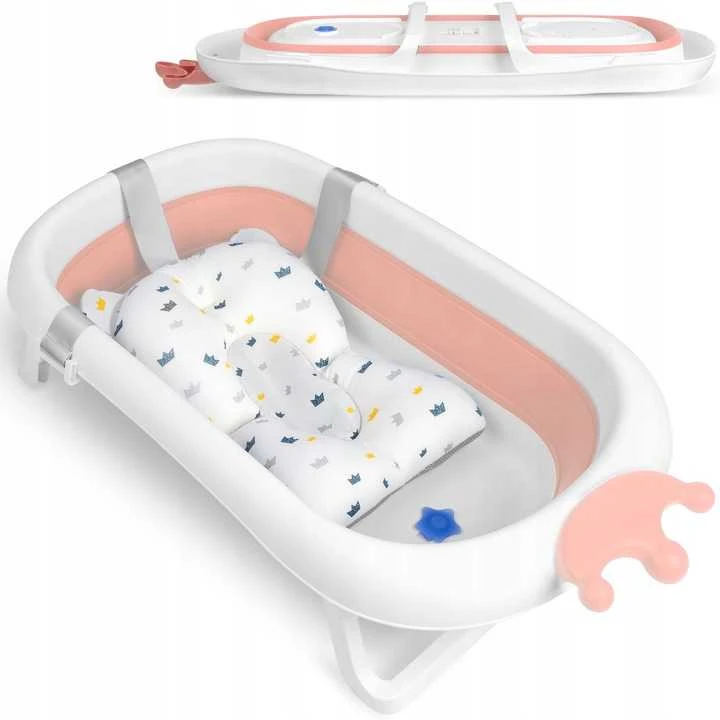 Ricokids Sulankstoma kūdikio vonelė su pagalve
