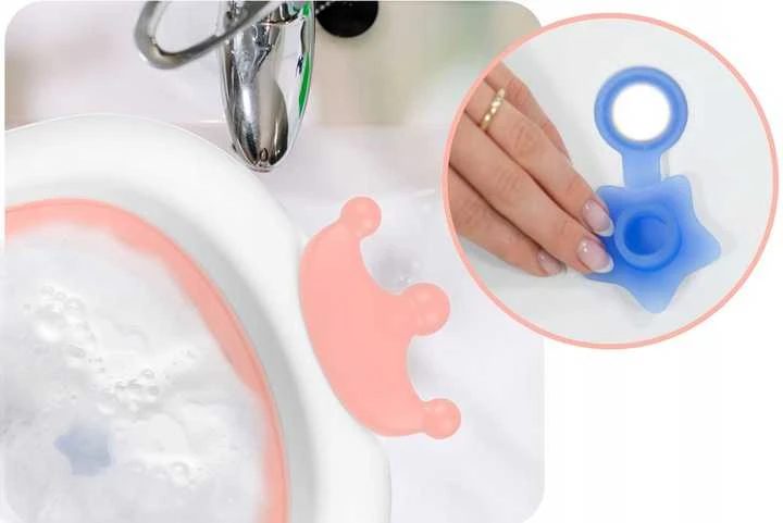 Ricokids Sulankstoma kūdikio vonelė su pagalve