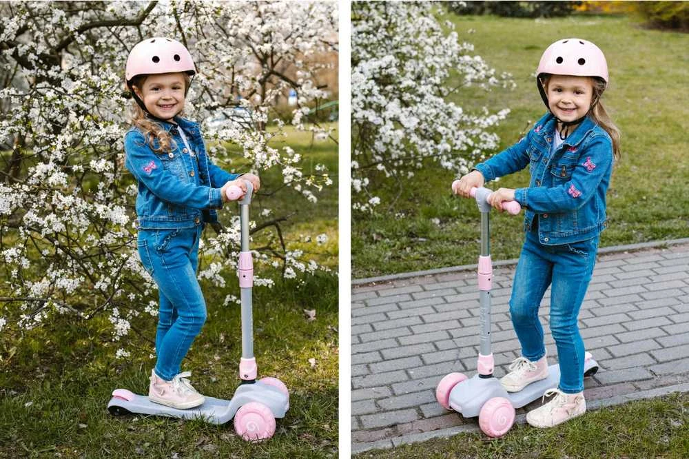 Triratis paspirtukas Kidwell Jax Gray/Rožinė