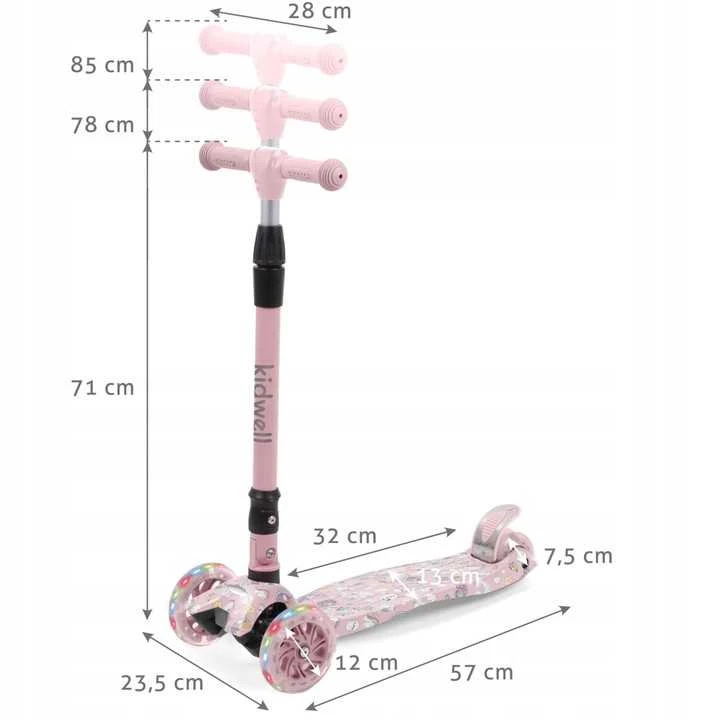 Triratis paspirtukas Kidwell Vento Unicorn