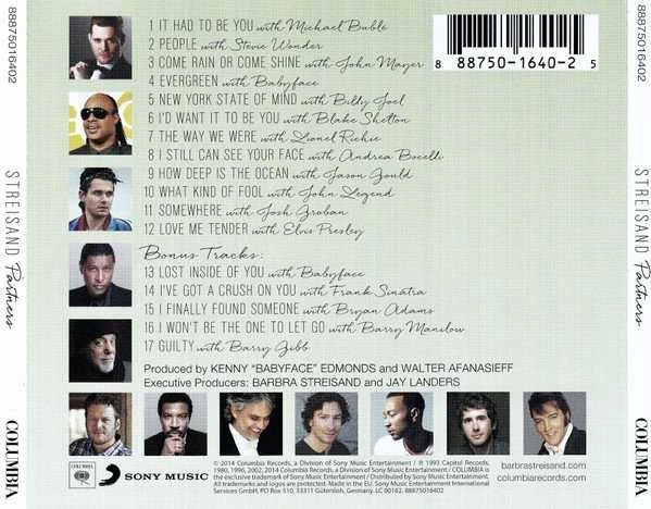 Barbra Streisand – Partners CD