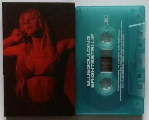 Blue Kasetė - Ellie Goulding ‎– Brightest Mėlyna (Aqua Coloured) MC