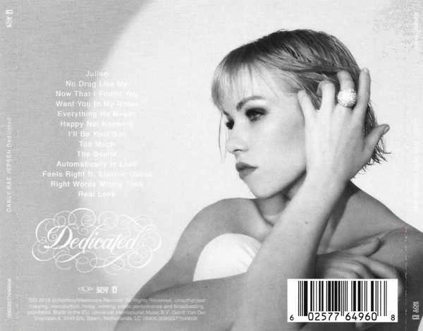 Carly Rae Jepsen – Dedicated CD