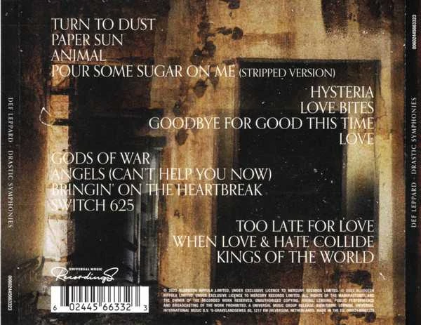 Def Leppard With The Royal Philharmonic Orchestra - Drastic Symphonies CD