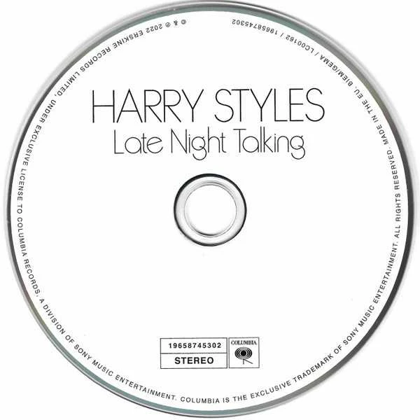 Harry Styles - Late Night Talking CD