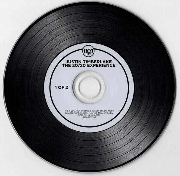 Justin Timberlake ‎– The 20/20 Experience (2 Of 2) 2CD
