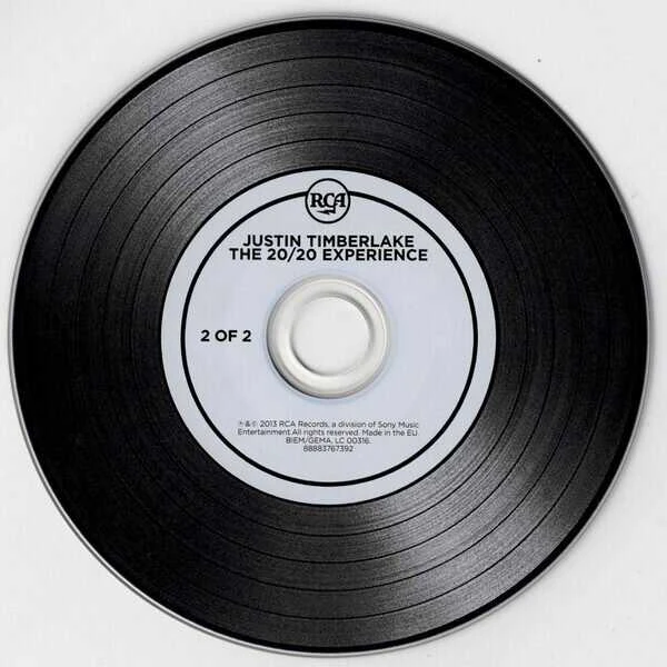 Justin Timberlake ‎– The 20/20 Experience (2 Of 2) 2CD