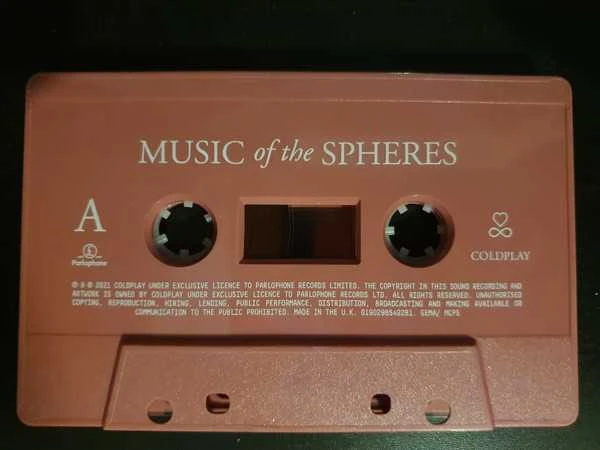 Kasetė - Coldplay – Music Of The Spheres MC (Raudona Coloured)