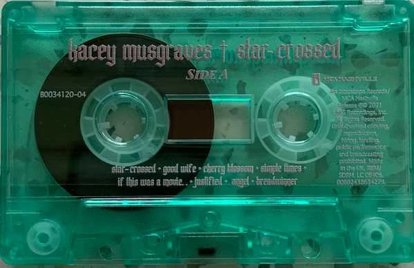 Vinilinė plokštelė Kasetė - Kacey Musgraves – Star-Crossed MC (Žalias Translucent)