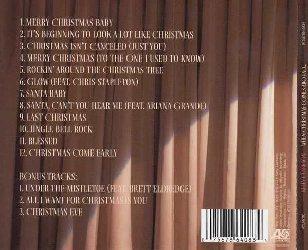 Kelly Clarkson - When Christmas Comes Around… CD