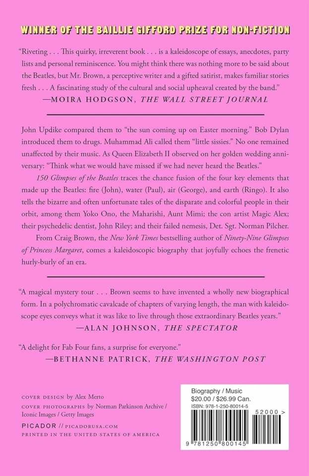 Craig Brown Knyga - 150 Glimpses of the Beatles