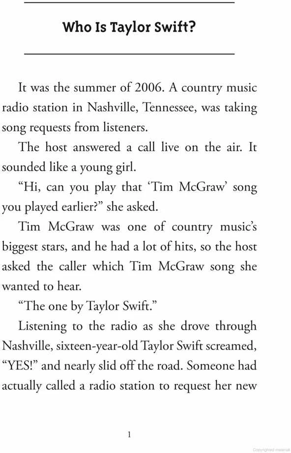 Knyga - Who Is Taylor Swift?