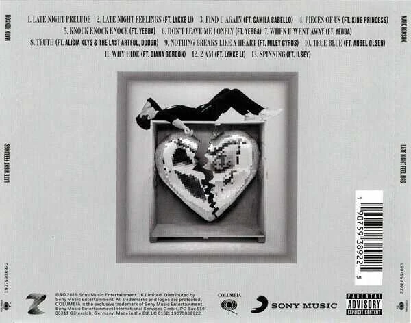 Mark Ronson ‎– Late Night Feelings CD
