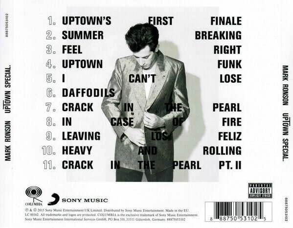 Mark Ronson ‎– Uptown Special CD