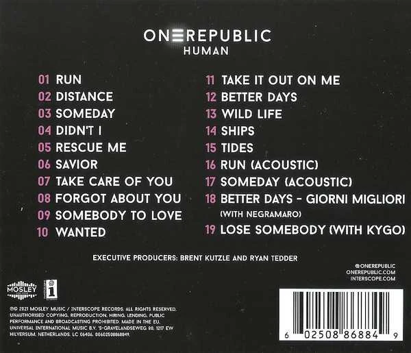 OneRepublic – Human CD