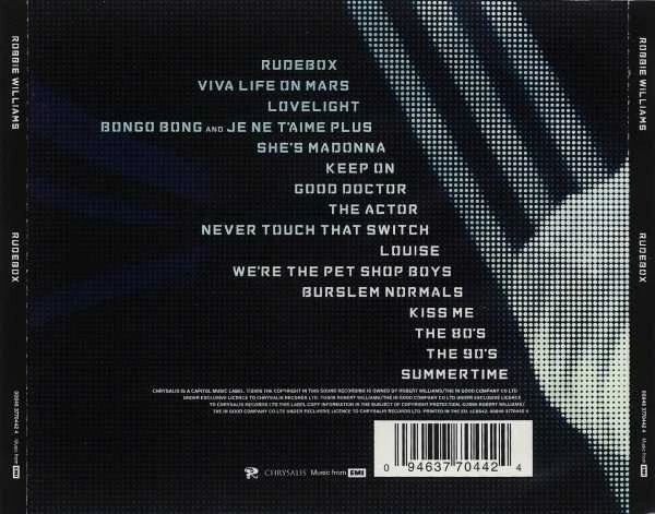 Robbie Williams - Rudebox CD