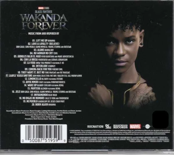 Various - Juodas Panther: Wakanda Forever (Music From And Inspired By) CD