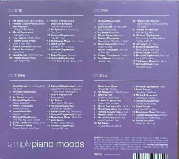 Various - Simply Piano Moods 4CD